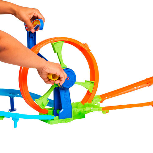 Hot Wheels Stunt Tracks Rapid Launch & Loop