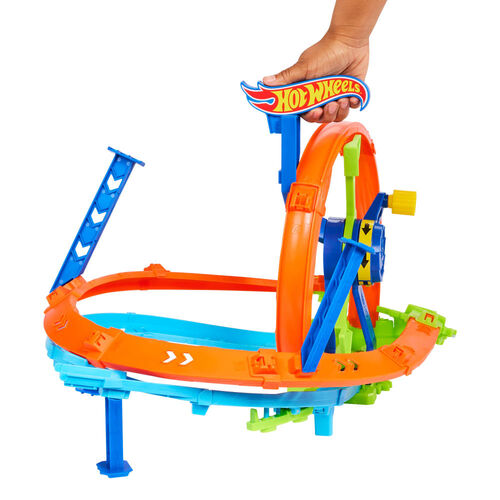 Hot Wheels Stunt Tracks Rapid Launch & Loop