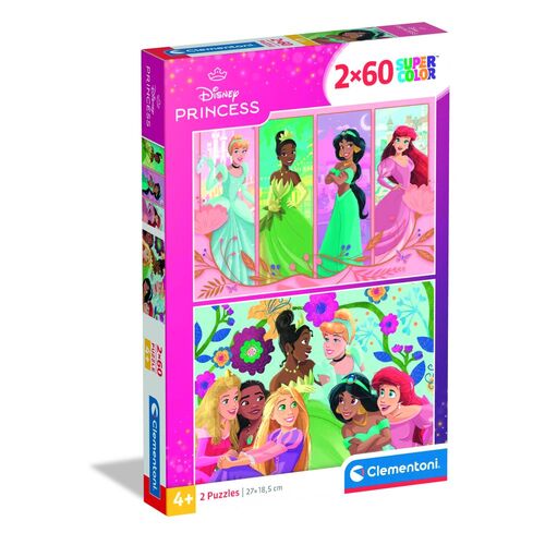 Puzzle Princesas Disney 2x60pzs