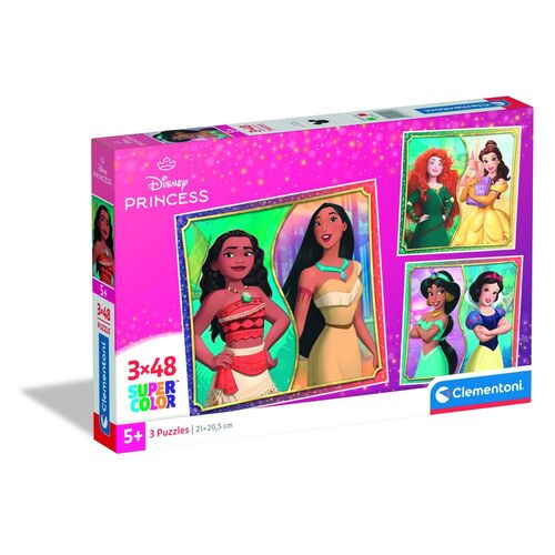 Disney Princess puzzle 3x48pcs