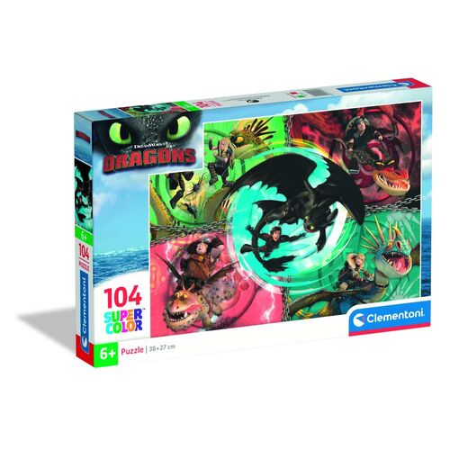 How to Train Your Dragon puzzle 104pcs