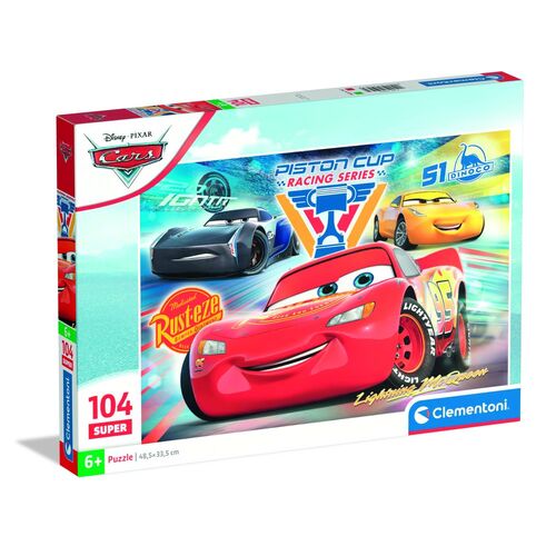 Disney Pixar Cars super puzzle 104pcs