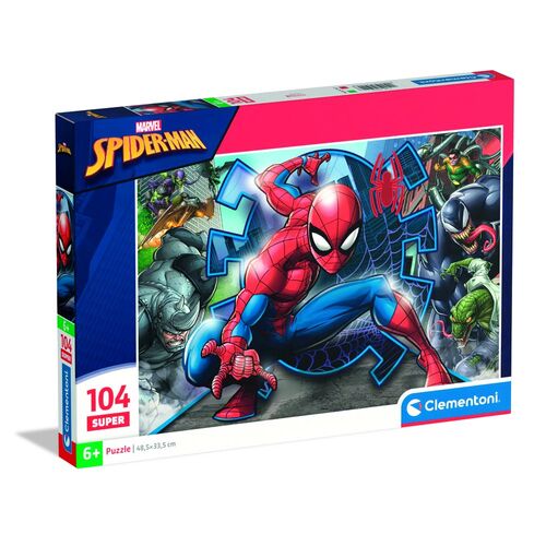 Puzzle super Spiderman Marvel 104pzs