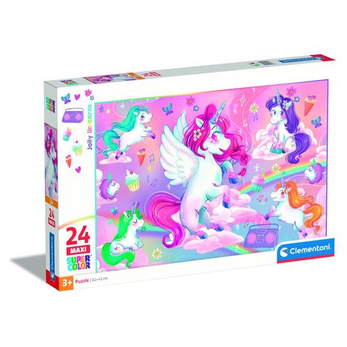 Jolly Unicorns maxi puzzle 24pcs