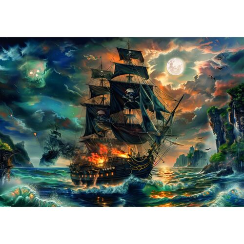 Pirates of the Haunted Seas super puzzle 300pcs