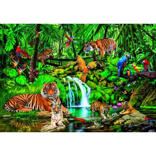 Puzzle super Retiro en la Selva 300pzs