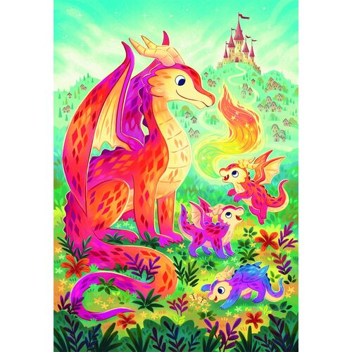 Dragons Family puzzle 60pcs