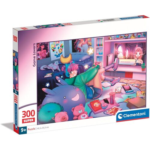 Puzzle super Amantes de los Juegos 300pzs