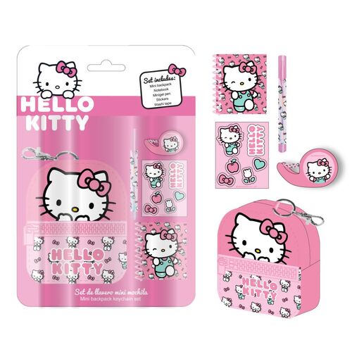 Set papaleria Mini Mochila Hello Kitty