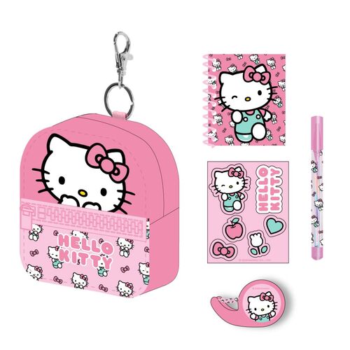 Set papaleria Mini Mochila Hello Kitty