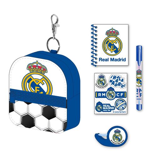 Set papaleria Mini Mochila Real Madrid