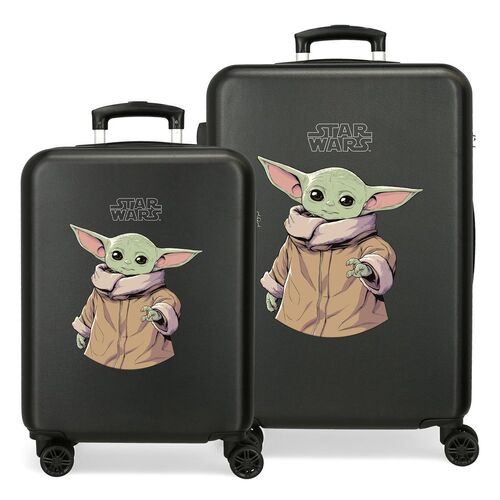 Set 2 Maletas trolley ABS Grogu Star Wars