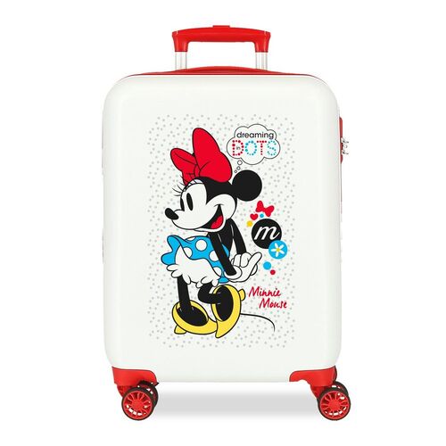 Disney Minnie Enjoy The Days Dots ABS trolley suitcase 55cm