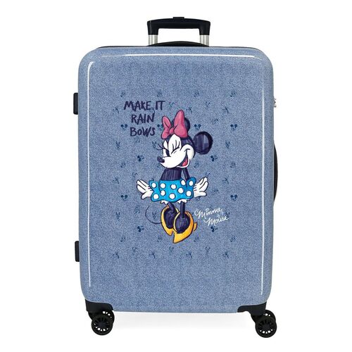 Disney Minnie It Rain Bows ABS trolley suitcase 65cm