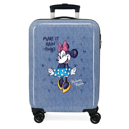 Disney Minnie It Rain Bows ABS trolley suitcase 55cm