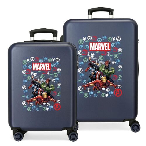 Marvel Avengers Team ABS pack 2 trolley suitcases