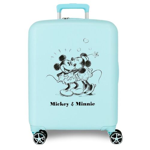 Disney Mickey & Minnie Kisses ABS trolley suitcase 55cm