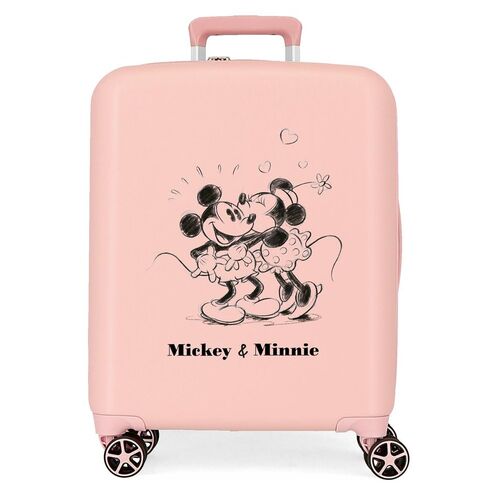 Disney Mickey & Minnie Kisses ABS trolley suitcase 55cm