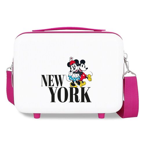 Neceser ABS Trip To New York Mickey & Minnie Disney adaptable