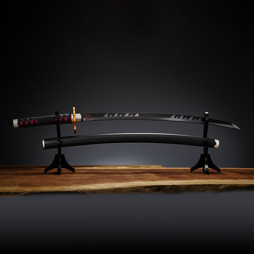 Demon Slayer Kimetsu no Yaiba Nichirin Sword Tanjiro Kamado Kyojuro Rengokus Sword Guard replica 88cm