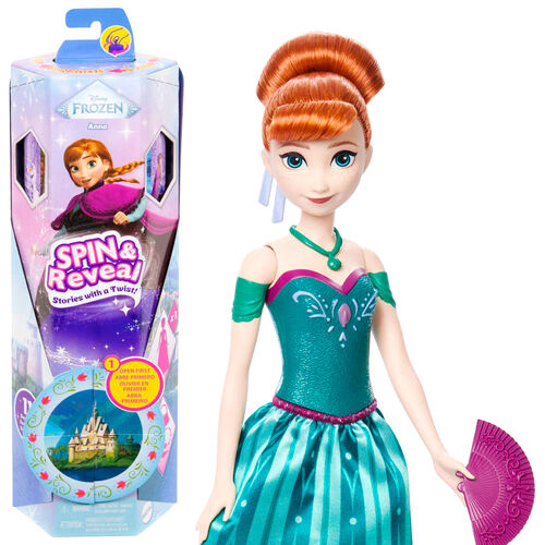 Disney Frozen Spin And Reveal Anna doll