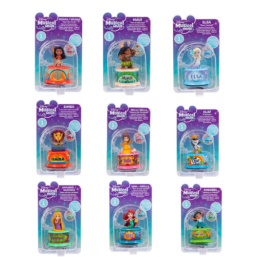 Figura musical Disney 7cm surtido español