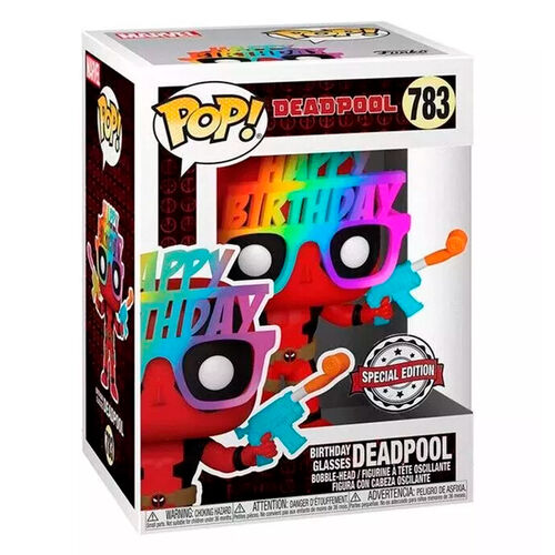 POP figure Marvel Deadpool 30th Birthday Hat Deadpool Exclusive