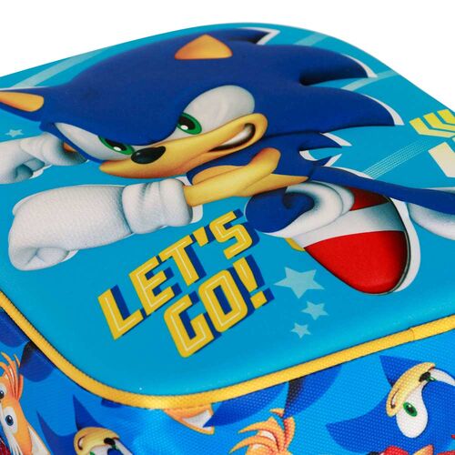 Mochila 3D Go Sonic The Hedgehog 31cm