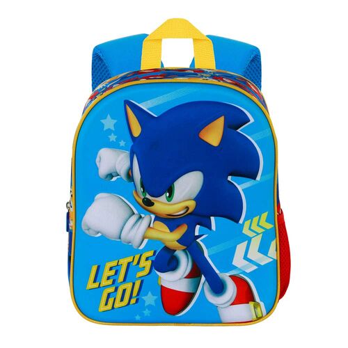 Mochila 3D Go Sonic The Hedgehog 31cm