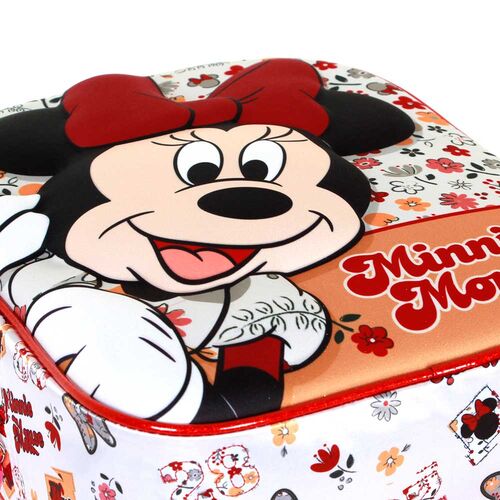 Mochila 3D Flowered Minnie Disney 31cm