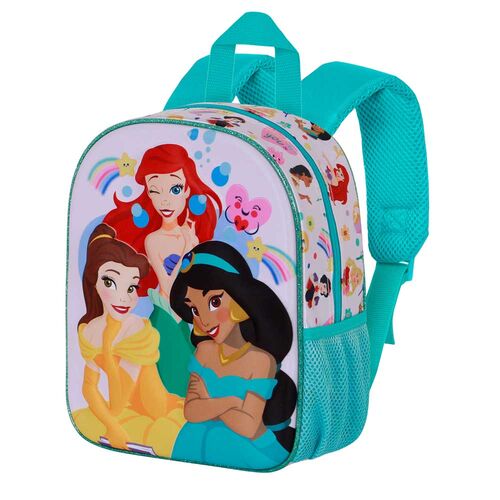 Mochila 3D Rainbows Princesas Disney 31cm