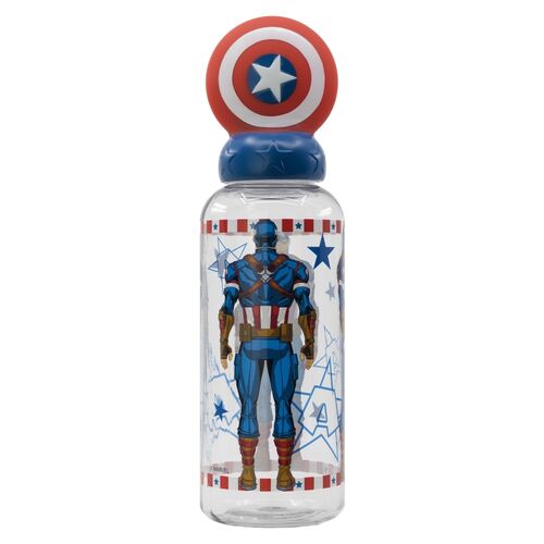 Vaso figura 3D Capitan America Marvel 560ml