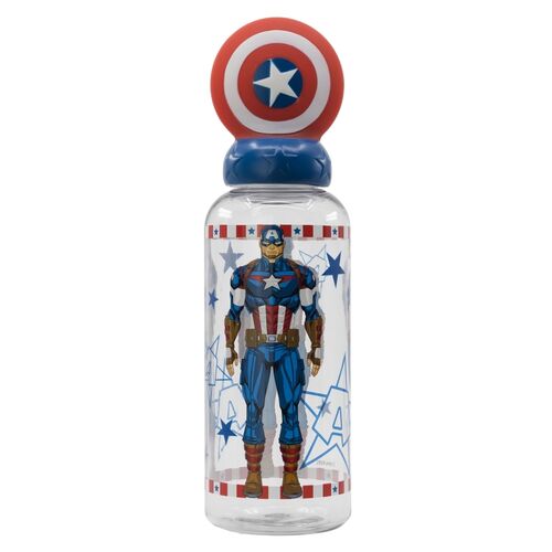 Vaso figura 3D Capitan America Marvel 560ml