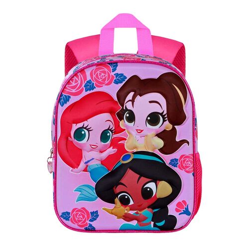 Mochila 3D Flowers Princesas Disney 31cm