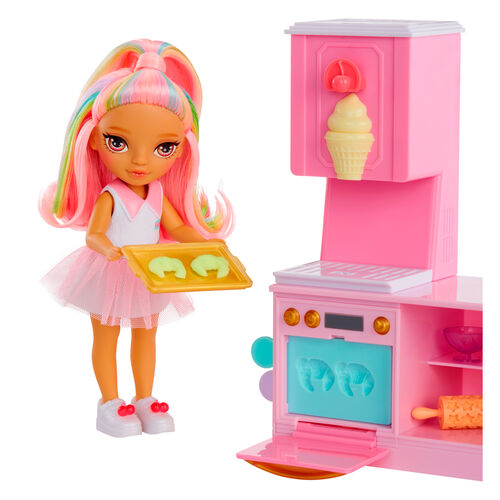 Playset + Muñeca Little Dessert Shop with Kandy Rainbow High