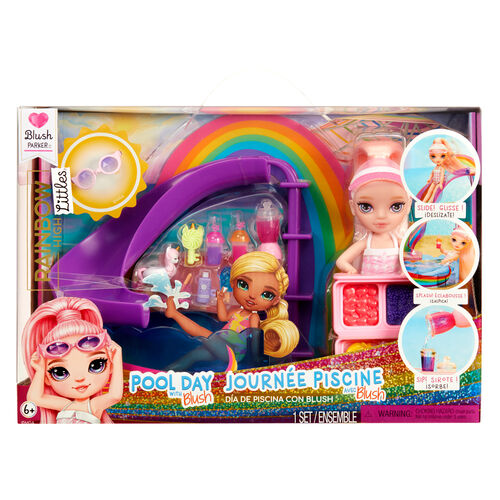 Rainbow High Little Pool Day with Blush playset + doll