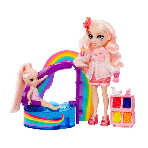 Rainbow High Little Pool Day with Blush playset + doll