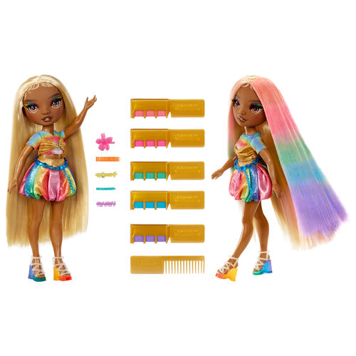 Muñeca Meline Hair Chalk & Style Rainbow High