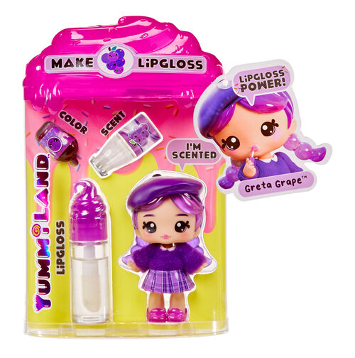 Muñeca Mini + brillo de labios Yummiland surtido