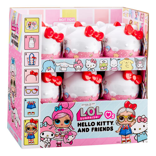 Capsula sorpresa Loves Hello Kitty Tots & Friends L.O.L. Surprise surtido