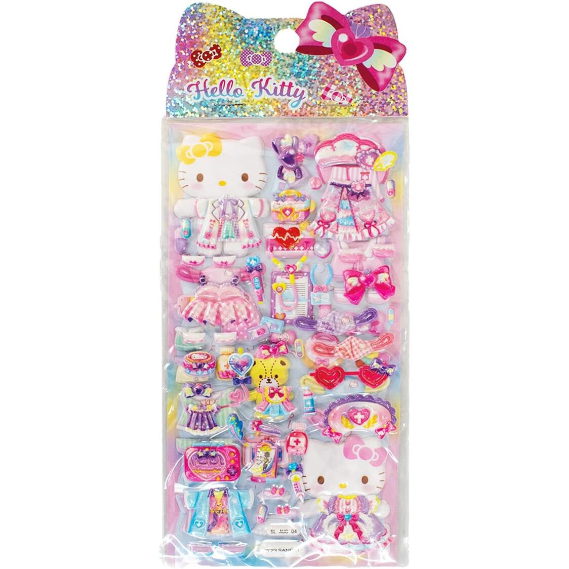 Pegatinas relieve Hello Kitty surtido