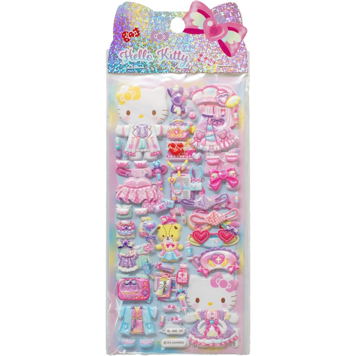 Pegatinas relieve Hello Kitty surtido