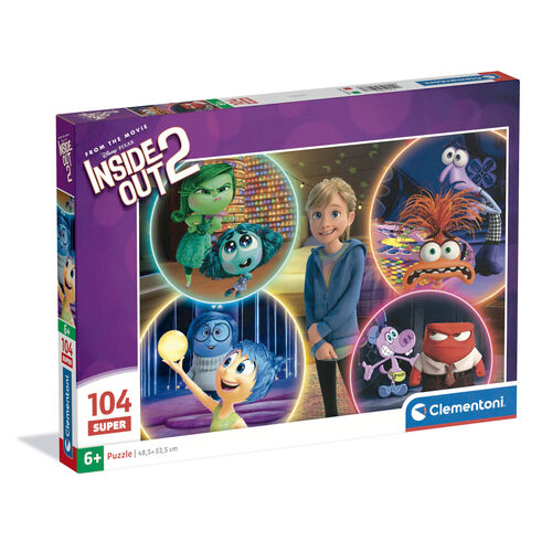 Puzzle super Del Reves 2 Disney Pixar 104pzs