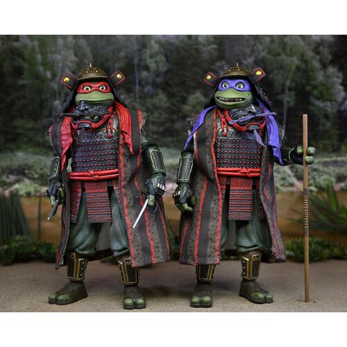 Ninja Turtles 3 Teenage Mutant Donatello & Raphael pack 2 figures 18cm