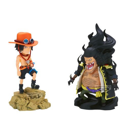 One Piece Portgas D.Ace Vs Marshall.D.Teach Log Stories figure 8cm