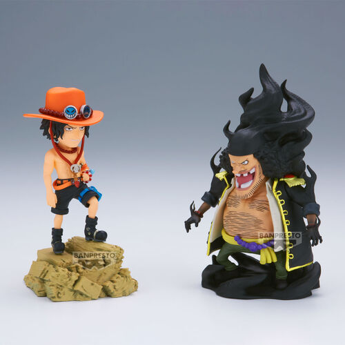 One Piece Portgas D.Ace Vs Marshall.D.Teach Log Stories figure 8cm