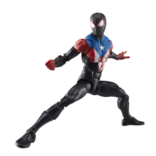 Figura Miles Morales Boricua Suit Spider-Man 2 Marvel Legends 15cm