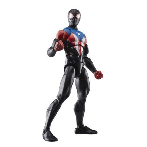 Figura Miles Morales Boricua Suit Spider-Man 2 Marvel Legends 15cm