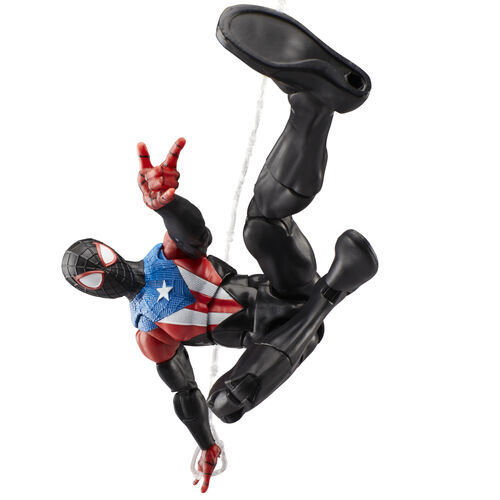 Figura Miles Morales Boricua Suit Spider-Man 2 Marvel Legends 15cm