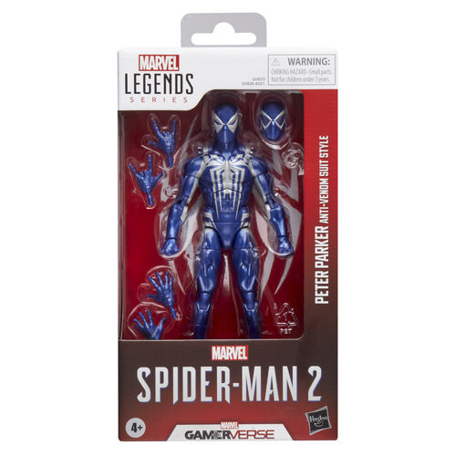 Figura Peter Parker Anti-Venom Suit Style Spider-Man 2 Marvel Legends 15cm